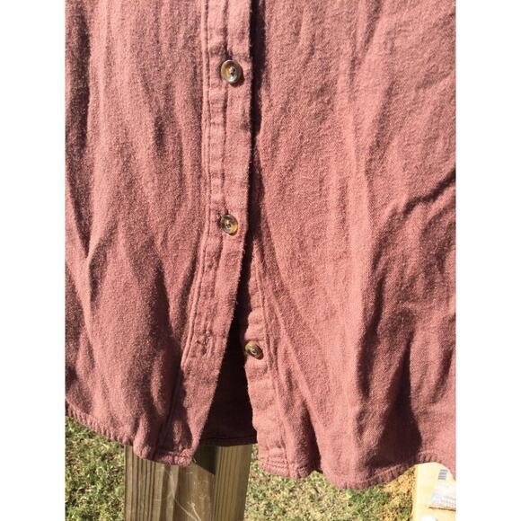 Altar'd State button up shirt womens XS mauve pink oversized western boho fall - Picture 2 of 12